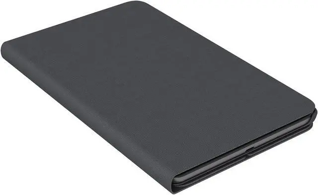 Alt view image 2 of 14 - lenovo tab m8 folio case, polycarbonate and microfiber material, polyurethane protective film, zg38c02862, black