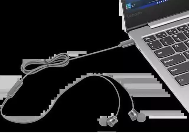 Main image of Lenovo 300 USB-C Wired In-Ear Headphone