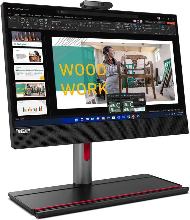 Alt view image 2 of 7 - Lenovo ThinkCentre M70a Gen 3 Intel Desktop, 21.5" FHD IPS  LED , i7-12700,   UHD Graphics 770, 16GB, 512GB, 1 YR On-site Warranty