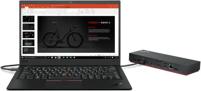 Alt view image 5 of 20 - Lenovo ThinkPad Universal Thunderbolt 4 Smart Dock