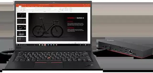 Alt view image 13 of 20 - Lenovo ThinkPad Universal Thunderbolt 4 Smart Dock