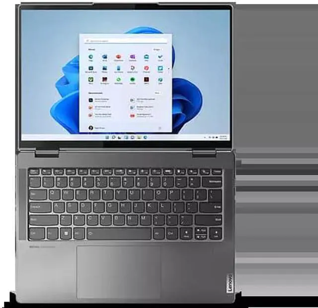 Alt view image 5 of 5 - Lenovo - Yoga 7i 14" 2.2k Touch 2-in-1 Laptop - Core i5-1235U - 8GB Memory - 512GB SSD - Storm Grey Notebook Tablet 82QE000LUS