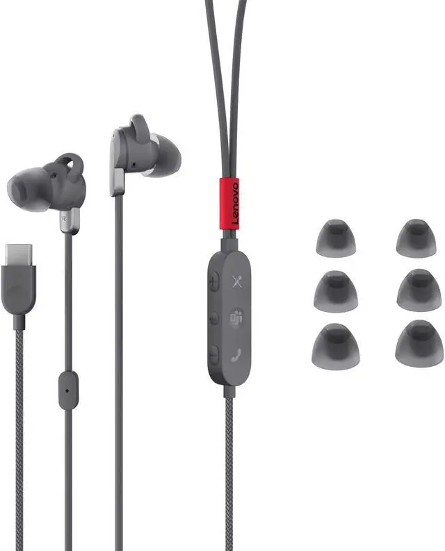 Alt view image 2 of 12 - Lenovo Go USB-C ANC In-Ear Headphones