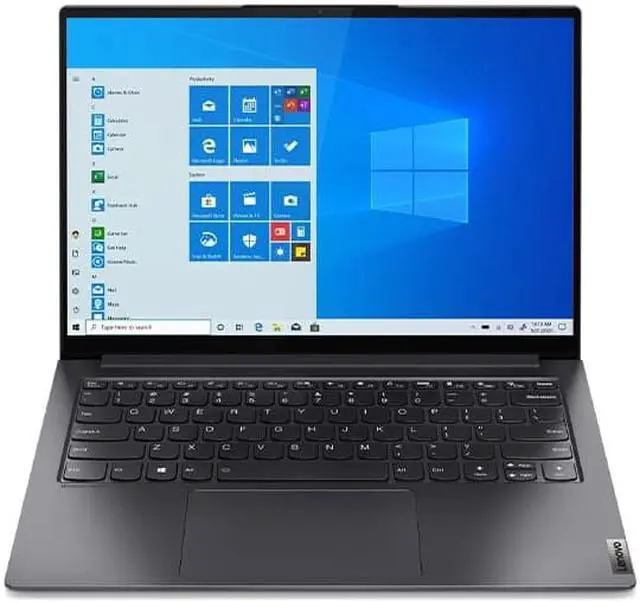 Alt view image 12 of 17 - Lenovo Ideapad Slim 7 Pro 14" 2.8K Touchscreen Laptop Intel Core i5-11300H 16GB RAM 512GB SSD Slate Grey