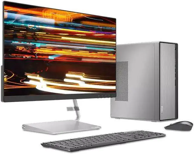 Alt view image 9 of 11 - Lenovo Desktop IdeaCentre 5, i5-10400, UHD Graphics 630, 8GB, 512GB SSD