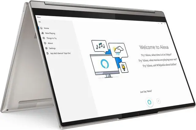 Alt view image 9 of 13 - Lenovo - Yoga 9i 14 2-in-1 14" Touch-Screen Laptop - Intel Evo Platform Core i7 - 16GB Memory - 512GB SSD - Mica 82BG0090US Tablet Notebook