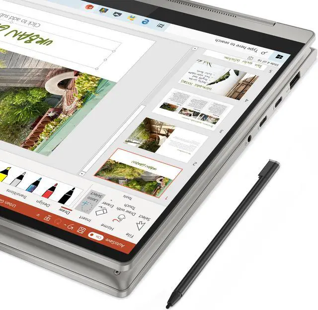 Alt view image 12 of 13 - Lenovo - Yoga 9i 14 2-in-1 14" Touch-Screen Laptop - Intel Evo Platform Core i7 - 16GB Memory - 512GB SSD - Mica 82BG0090US Tablet Notebook