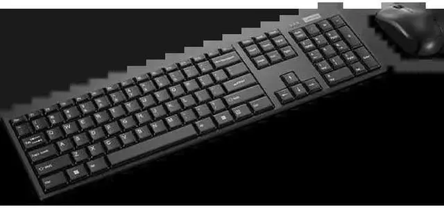 Alt view image 2 of 7 - Lenovo 100 USB-A Wireless Combo Keyboard and Mouse - US English