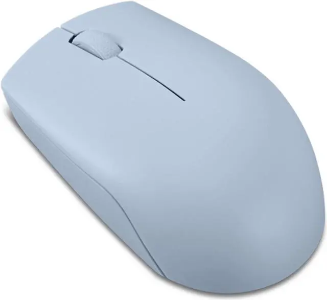 Alt view image 2 of 6 - Lenovo 300 Wireless Compact Mouse (Frost Blue) with battery