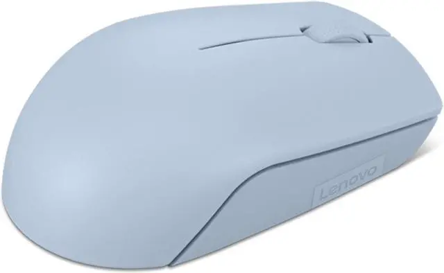 Alt view image 3 of 6 - Lenovo 300 Wireless Compact Mouse (Frost Blue) with battery