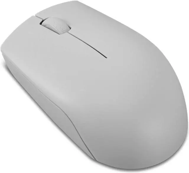 Alt view image 2 of 6 - Lenovo 300 Wireless Compact Mouse (Arctic Grey) with battery