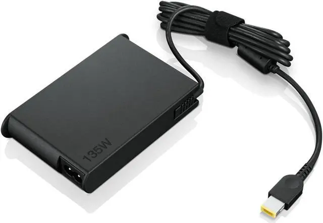 Alt view image 11 of 11 - Lenovo Slim 135W AC Adapter (Slim-tip) - American Standard Plug, GB