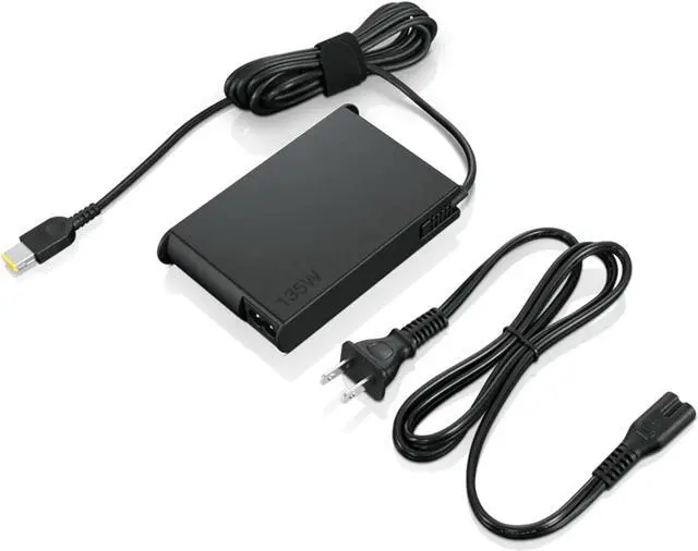 Alt view image 2 of 11 - Lenovo Slim 135W AC Adapter (Slim-tip) - American Standard Plug, GB