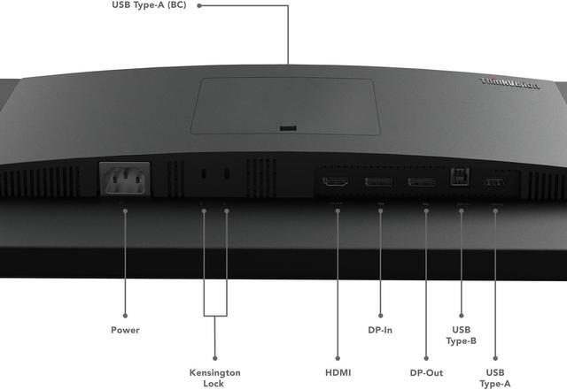 Alt view image 17 of 20 - Lenovo ThinkVision 23.8 inch Monitor - P24q-30