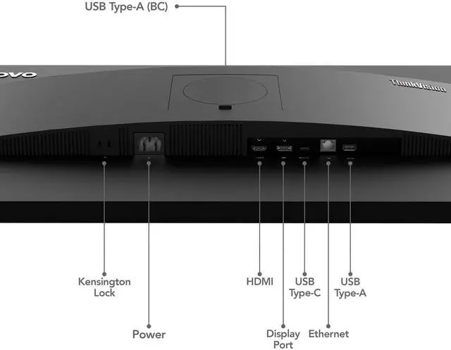 Alt view image 7 of 7 - Lenovo ThinkVision 31.5 inch Monitor - T32h-30