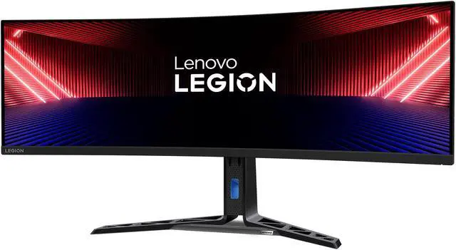Alt view image 3 of 7 - Lenovo Legion R45w-30 44.5-inch VA Curved DualQHD 170Hz USB-C Docking Gaming Monitor, For Gaming