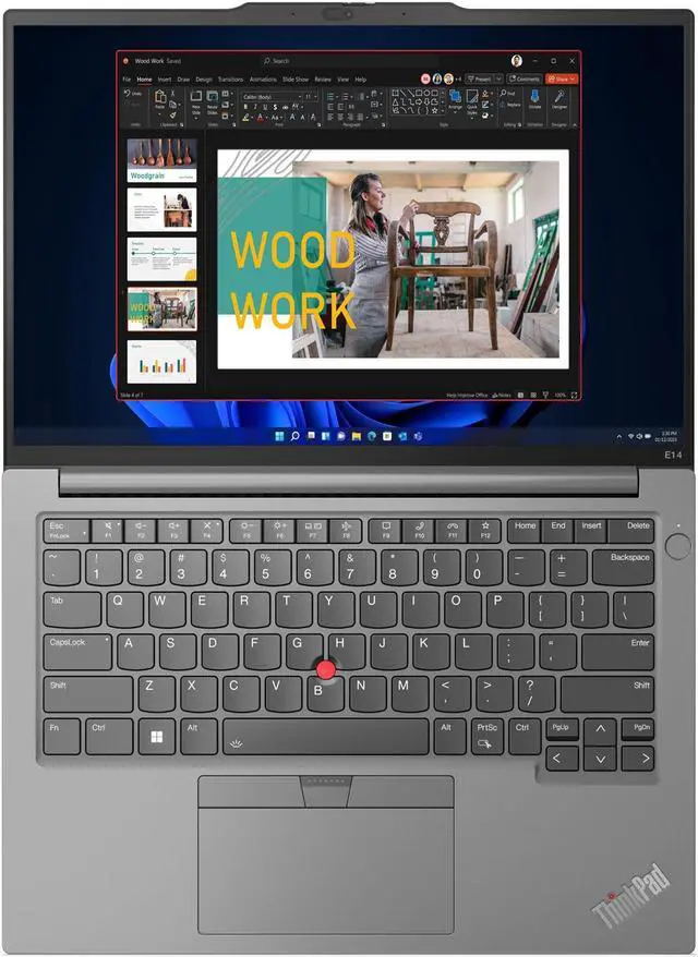 Alt view image 6 of 7 - Lenovo ThinkPad E14 Gen 5 Intel Laptop, 14" IPS 60Hz,13th Generation Intel Core i7-1355U,16GB, Iris Xe, 512GB,Intel Wifi,Win 11 Pro,One YR Onsite Warranty, One YR Onsite Warranty
