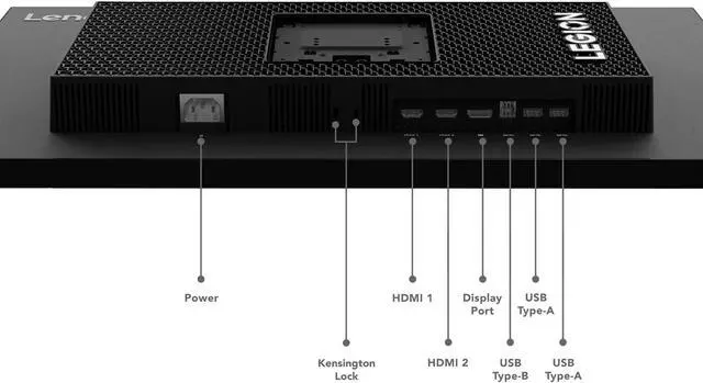 Alt view image 7 of 7 - Lenovo Legion Y27qf-30 27-inch IPS QHD 250Hz Gaming Monitor, For Gaming