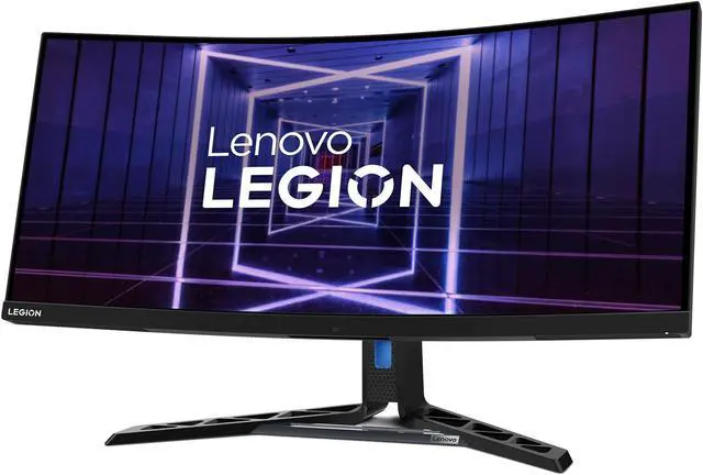Alt view image 3 of 7 - Lenovo Legion Y34wz-30 34-inch VA Curved WQHD 180Hz USB-C Docking Gaming Monitor, For Gaming