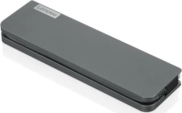 Alt view image 5 of 11 - Lenovo USB-C Mini Dock, 7-in-1 Portable Dock with HDMI, VGA, USB-C, USB 3.1, USB 2, 3.5mm Audio, Ethernet, 45W Charging, Compatible with Lenovo, Apple & USB-C Laptops, G0A70065US
