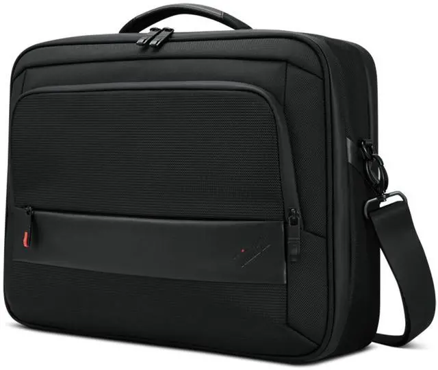 Alt view image 12 of 20 - Lenovo Carrying Case for 16" Lenovo Notebook, Accessories, Workstation, Chromebook - Black - Wear Resistant, Tear Resistant, Water Resistant, Water Proof Zipper - Recycled Polyethylene Terephthal