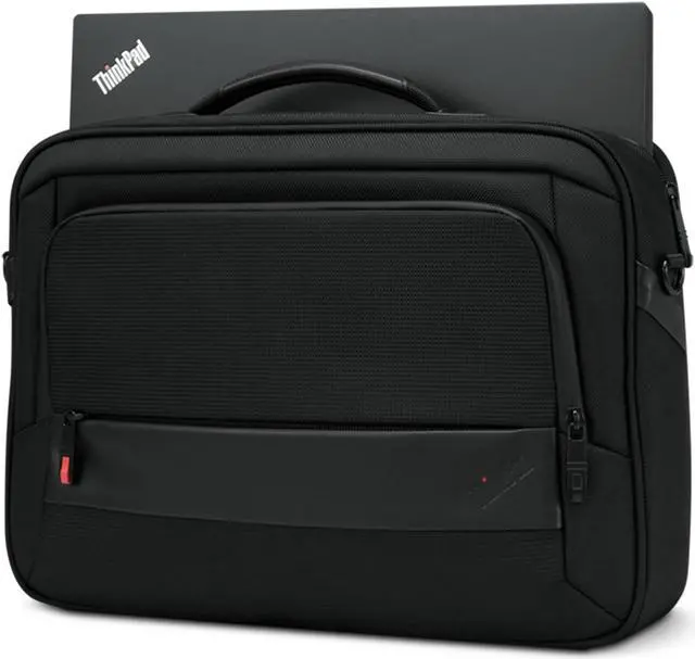 Alt view image 14 of 20 - Lenovo Professional Carrying Case (Briefcase) for 14" Notebook, Accessories - Black - Wear Resistant, Tear Resistant, Water Resistant, Water Proof Zipper, Water Proof - Polyethylene Terephthalate (PET