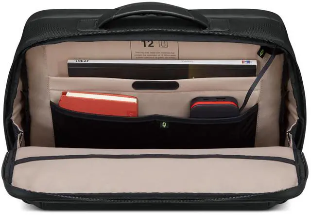 Alt view image 14 of 20 - Lenovo Carrying Case for 16" Lenovo Notebook, Accessories, Workstation, Chromebook - Black - Wear Resistant, Tear Resistant, Water Resistant, Water Proof Zipper - Recycled Polyethylene Terephthal