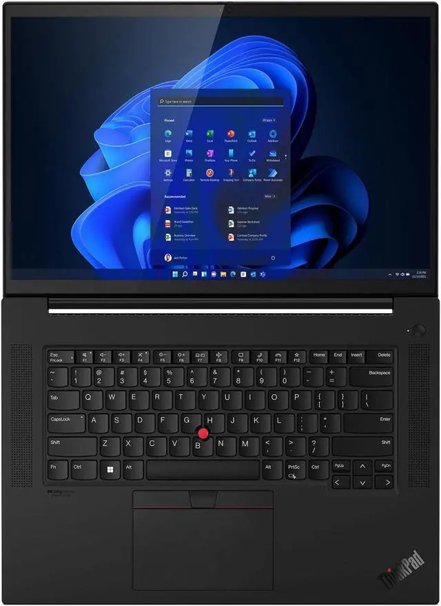 Alt view image 6 of 7 - Lenovo ThinkPad X1 Extreme Gen 5 Intel Laptop, 16" IPS  165Hz, i7-12700H,  GeForce RTX 3060 Laptop GPU 6GB GDDR6, GB, 1TB SSD