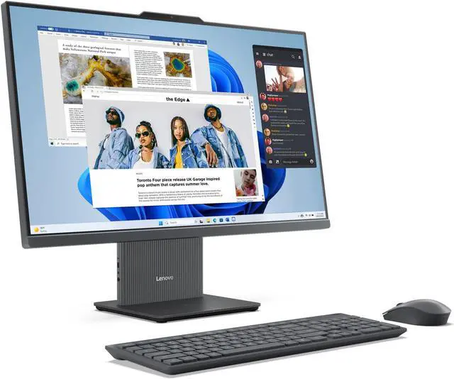 Alt view image 2 of 7 - Lenovo IdeaCentre AIO I Intel Desktop, 27" IPS 14ms, 13th Generation Intel Core i5-13420H, 16GB, 512GB SSD