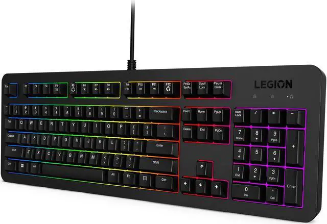 Alt view image 3 of 7 - Lenovo Legion K310 RGB Gaming Keyboard - US English, For Gaming