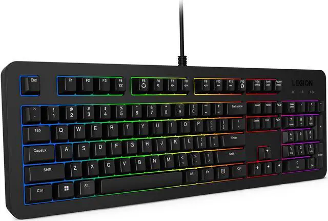 Alt view image 2 of 7 - Lenovo Legion K310 RGB Gaming Keyboard - US English, For Gaming