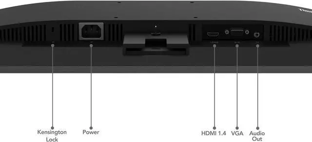 Alt view image 7 of 7 - Lenovo ThinkVision S24i-30 23.8" 16:9 Full HD 100Hz IPS WLED Monitor, Raven Black