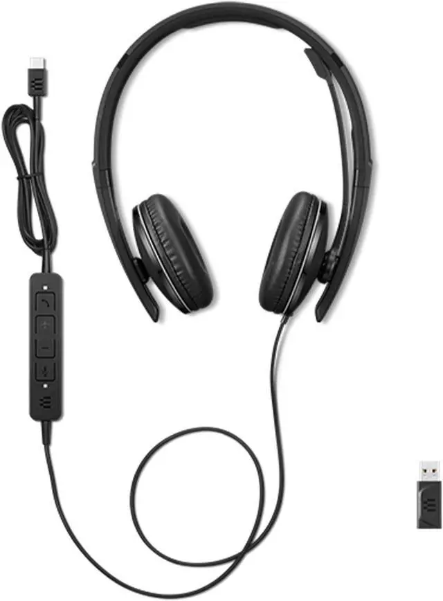 Alt view image 7 of 14 - Lenovo Wired ANC Headset Gen 2 (UC)