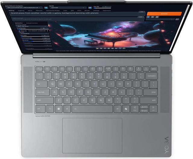 Alt view image 6 of 8 - Lenovo Yoga Slim 7i Aura Edition Intel Laptop, 15.3" IPS  Glass,Intel Core Ultra 7 256V,16GB,  Arc Graphics 140V, 1TB SSD,7 wifi,Win 11 Pro