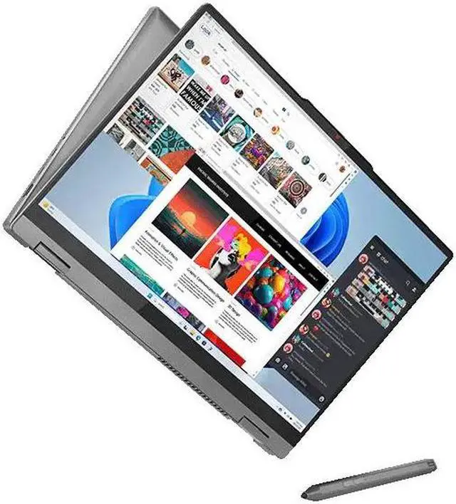 Alt view image 2 of 5 - Lenovo Laptop IdeaPad 5 2 in 1, 16" IPS Glass,Ryzen 7 8845HS,16GB, AMD Radeon 780M, 1TB SSD,Win 11 Home