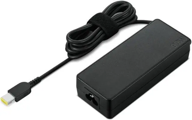 Alt view image 3 of 5 - Lenovo ThinkCentre 90W AC Adapter II (slim tip) - 90 W - 120 V AC, 230 V AC Input - Black