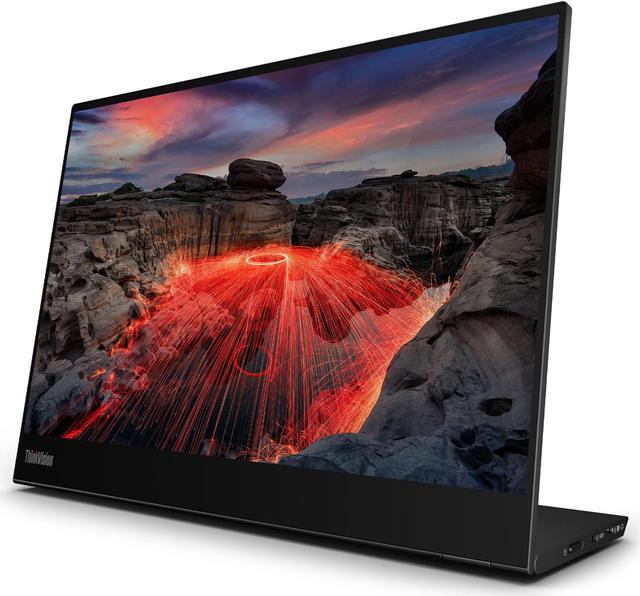 Alt view image 3 of 16 - Lenovo ThinkVision M14t Gen2 14 inch Monitor
