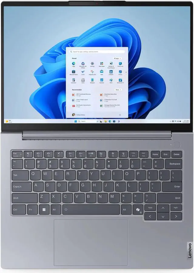 Alt view image 6 of 7 - Lenovo ThinkBook 14 Gen 7 Intel Laptop, 14" IPS 60Hz, Intel Core Ultra 5 125U, 16GB, 256GB SSD