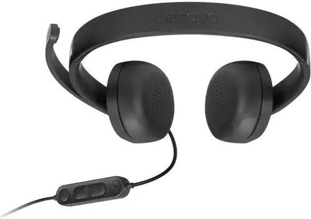 Alt view image 12 of 12 - Lenovo USB-A Wired Stereo Headset Gen 2