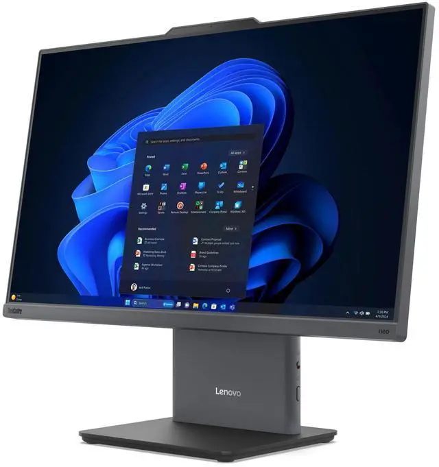 Alt view image 3 of 7 - Lenovo ThinkCentre Neo 50a Gen 5 Intel Desktop, 23.8" FHD IPS  14ms, 13th Generation Intel Core i7-13620H, 16GB, 512GB SSD