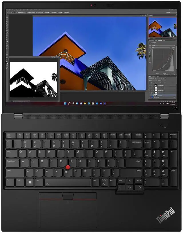 Alt view image 6 of 7 - Lenovo ThinkPad L15 Gen 4 Intel Laptop, 15.6" FHD IPS  LED Backlight, 13th Generation Intel Core i7-1365U vPro, 16GB, 512GB SSD