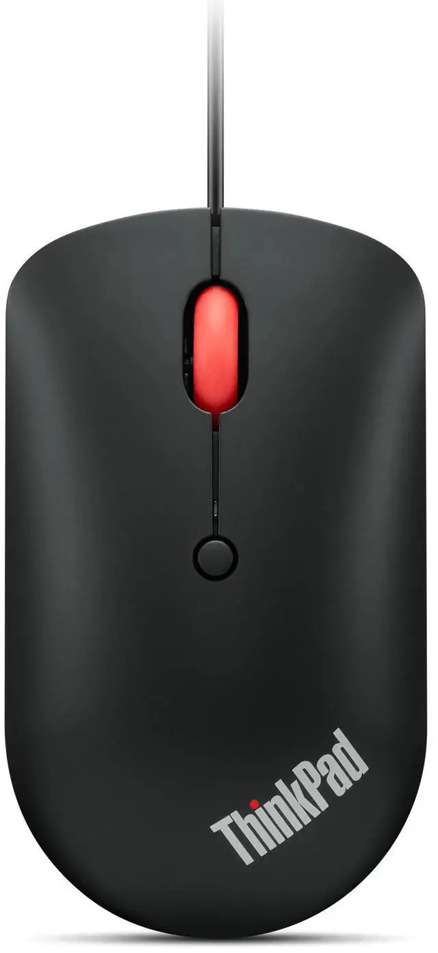 Alt view image 14 of 18 - lenovo ThinkPad USB-C Wired Compact Mouse 4Y51D20850 Black 4 Buttons 1 x Wheel USB Type-C Wired Optical Mouse