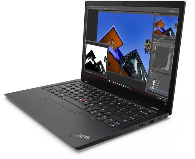 Alt view image 3 of 7 - Lenovo ThinkPad L13 Gen 4 Intel Laptop, 13.3" IPS 60Hz,13th Generation Intel Core i7-1365U vPro,16GB, Iris Xe Graphics, 512GB SSD,Win 11 Pro