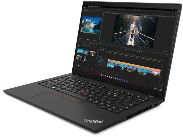 Alt view image 3 of 7 - Lenovo ThinkPad T14 Gen 4 Intel Laptop, 14" IPS 60Hz,13th Generation Intel Core i7-1365U vPro,16GB, UHD Graphics, 512GB SSD,Win 11 Pro