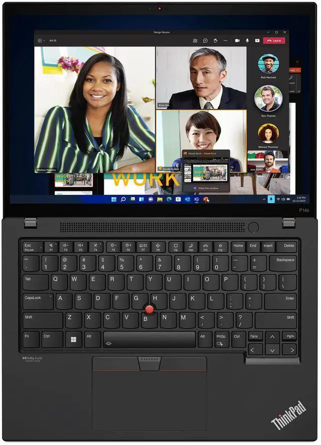Alt view image 6 of 7 - Lenovo Laptop Workstation P14s Gen 4, 14" IPS,13th Generation Intel Core i7-1370P vPro,16GB,  UHD Graphics, 512GB SSD,Win 11 Pro