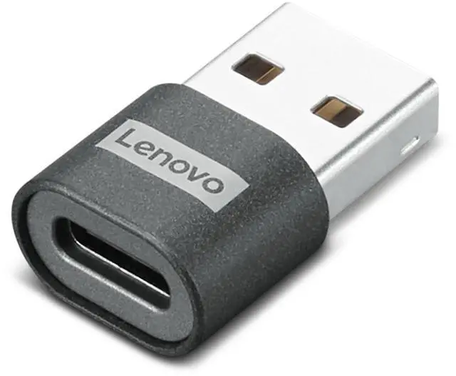 Alt view image 2 of 7 - Lenovo USB-C Female to USB-A Male Adapter 4X91C99226