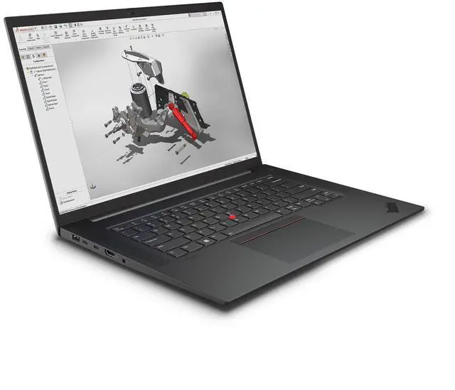 Alt view image 2 of 7 - ThinkPad P1 Gen 6 Intel (16) NVIDIA RTX A1000 GPU 6GB, i7-13800H vPro® 16 GB, 512 GB