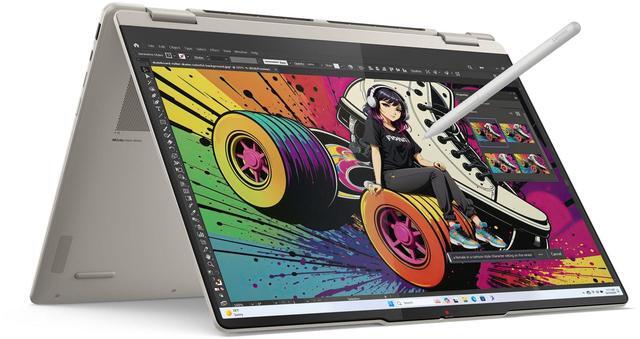 Alt view image 3 of 7 - Lenovo Yoga 7 2-in-1 Laptop, 16" IPS Glass,Ryzen AI 7 350,16GB, AMD Radeon 860M, 1TB SSD,Win 11 Pro