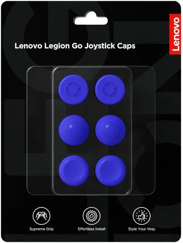 Main image of Lenovo Legion Go Joystick Caps - Indigo Blue, For Gaming
