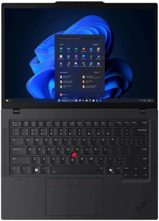 Alt view image 6 of 7 - Lenovo ThinkPad T14 Gen 6 Intel Laptop, 14" IPS  60Hz,Intel Core Ultra 7 268V vPro,32GB,  Arc Graphics 140V, 1TB SSD,Win 11 Pro